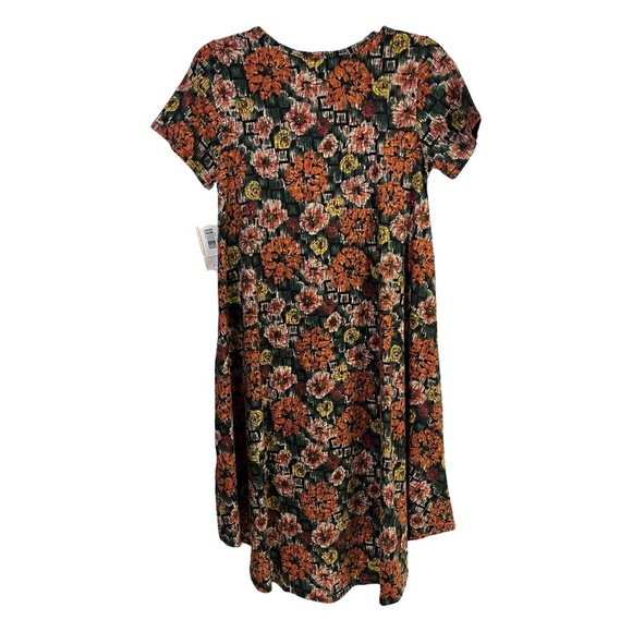 LuLaRoe Dress Multicolor Floral Hi Lo Hem Simply Comfortable NEW Carly Size XXS - Picture 2 of 9